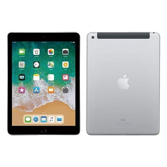 Pre-Owned Apple iPad 9.7" A10, WiFi + Cellular, 32GB, 6th Generation, Space Gray