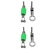 thumbnail image 3 of Soidarity Indicadores de mordida prácticos resistentes al desgaste Conector de pesca de acero inoxidable Sensor colgante Indicador de cadena Verde 2Conjunto, 3 of 6