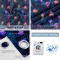 thumbnail image 2 of Fsddascl Jellyfish Blackout Curtains for Bedroom/Living Room, Thermal Insulated Kitchen Curtains, Blue Urple Orange Ocean Starry Sky Coastal Grommet Darkening Window Treatment Drapes 52"x84"x2, 2 of 6
