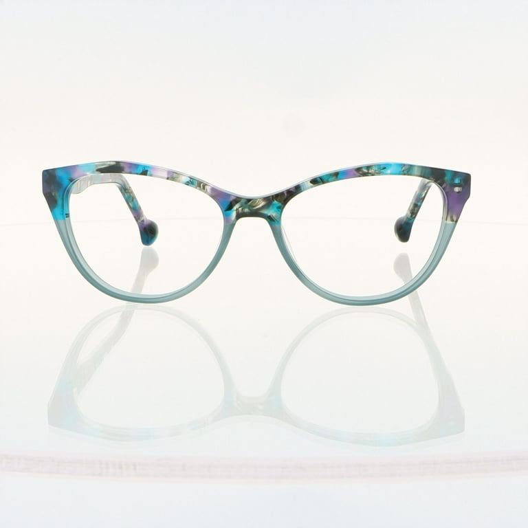 Lisa Loeb Eyeglasses Frame For Kids - Water 22 - Azure - 49-15-135