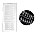 thumbnail image 4 of 504 Piezas de Plástico Transparente Manicura de Uñas Falsas de Uñas Portátil Operación Simple para Bodas Salón Fi Mujeres de agua Colcomx Uñas postizas transparentes, 4 of 8