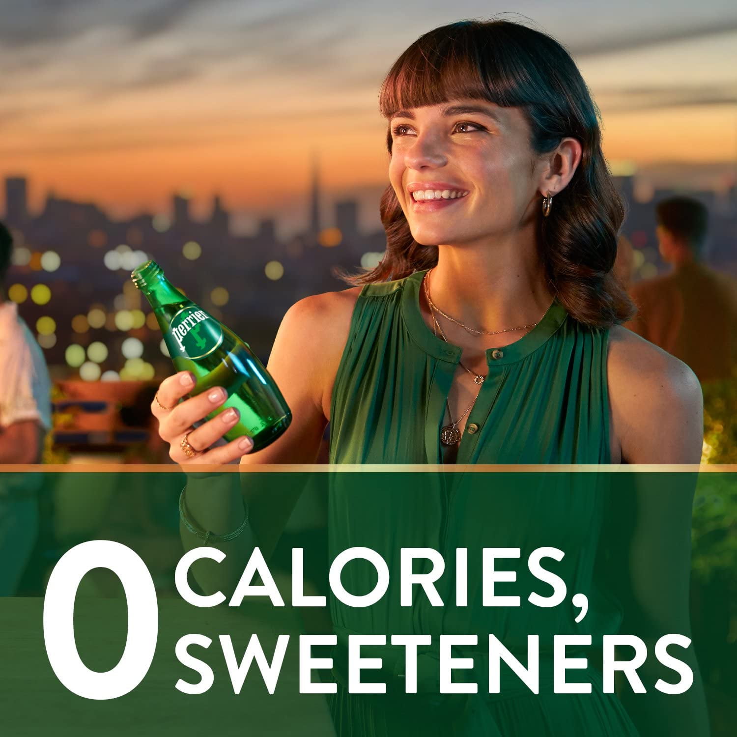 Perrier Sparkling Natural Mineral Water, 11 Oz Glass Bottles - (Pack of 12) - (Total of 132 Fl Oz)