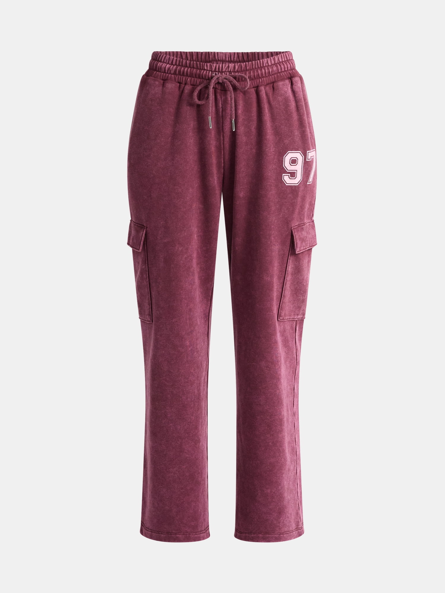 Washed Cargo Sweatpants, Women's - image 4