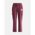 thumbnail image 4 of No Boundaries Mineral Wash Cargo Sweatpants, 29.5'' Inseam, Women's, 4 of 4