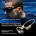 thumbnail image 4 of Sanag Open Ear Bluetooth Bone Conduction Sport Headphones for Swimming, Built-in 64G Memory IPX8 Waterproof, Wireless Bluetooth 5.3 Ultra Light Headset for Running, Cycling, Swimming, 4 of 7