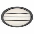 thumbnail image 2 of 20280LEDDMG-BL/OPL-Access Lighting-Cabo-9W 1 LED Outdoor Bulkhead in Contemporary Style-8.5 Inches Wide by 5.25 Inches Tall-Black Finish, 2 of 10