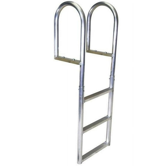 Tommy Docks 8684227 Aluminum Dock Ladder, Silver