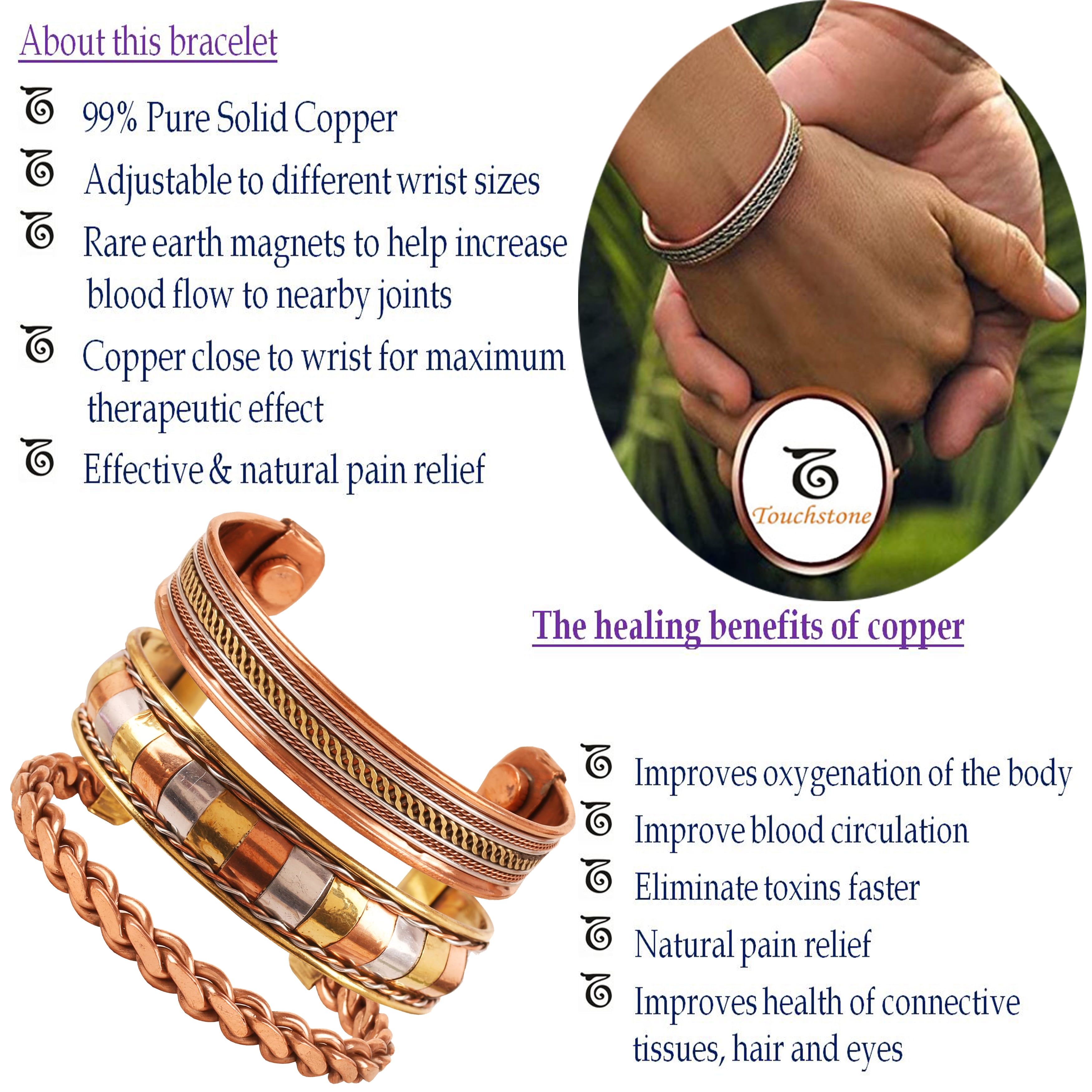 Shop Brass Bracelet online - Jan 2024 | Lazada.com.my