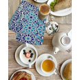 thumbnail image 4 of Vintage Morocco Kitchen Dish Towels for Drying Dishes Set of 3, Traditional Tribal Abstract Geometric Blue Waffle Weave Microfiber Hand Tea Bathroom Towels Quick Dry & Absorbent Towel 15.7x23.6, 4 of 7