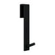 thumbnail image 3 of Ganchos para puerta extensibles para toallero de baño, ganchos acrílicos para puerta de ducha, toallas Negro, 3 of 9