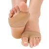 Collections Etc Metatarsal Foot Sleeve w Gel Soul Pad Cushion, Natural, One Size Fits All