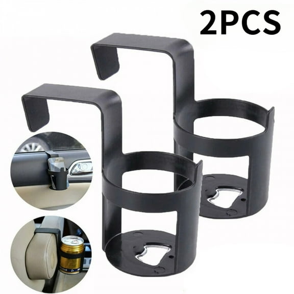 2Pcs Car Cup Holder Auto Door Window Hanging Beverage Holder Portable Water Bottle Stand Storage Rack Auto Interior Accessories