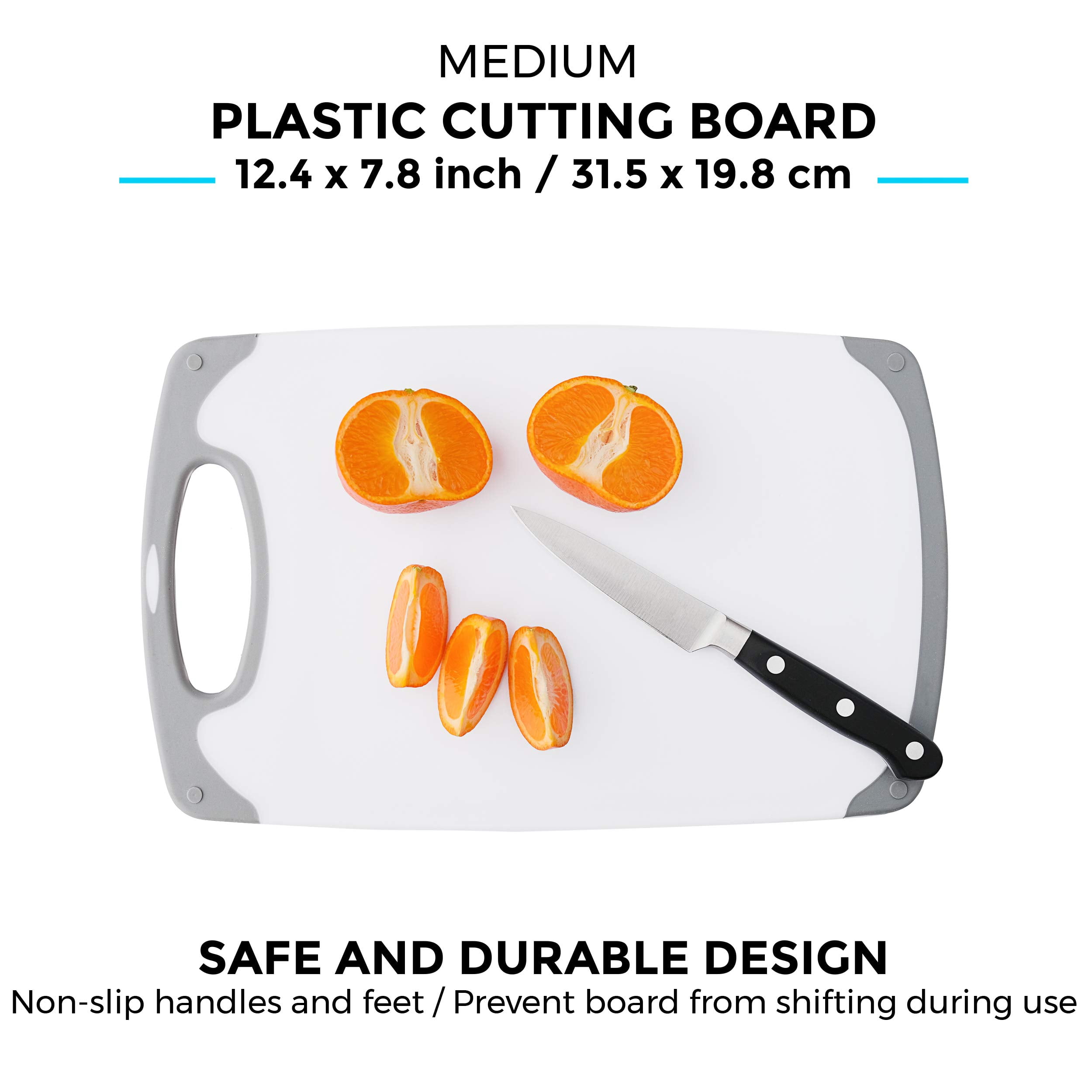 Eviva 3-Piece Plastic Cutting Board Set - On Sale - Bed Bath