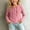 Pink, variant on Abtuhar Fall Hooded Long Sleeve Tops for Girls Solid Casual School Base Layer Tops for 2-12 Years
