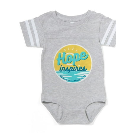 

CafePress - Hie Awareness Month 2022 - Cute Infant Baby Football Bodysuit