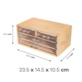 thumbnail image 2 of Mini Cajonera de Bambú con 4 Cajones, 2 of 2