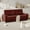 Burgundy, variant on 87”Large Loveseat Sofa, 3 Seater Couch with Storage, Velvet Fabric Deep Seat Sofa with Pillow& Cup Holders, Modern Comfy Sofa with USB& Type-C Ports, Home Sofa Couch for Living Room Bedroom