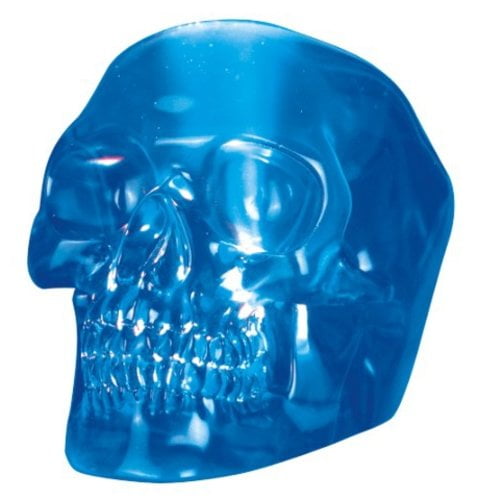 Small Clear Translucent Skull Collectible Figurine
