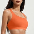thumbnail image 6 of ZJXFGS Clearance High Impact Sports Bras for Women Racerback Running Bra Sports Bras For Women Yoga Top Wireless Camisole Orange 2XL, 6 of 9