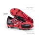thumbnail image 3 of Tacos de Fútbol DREAM PAIRS Talla 3 para Niños Rojos y Negros con Medias, 3 of 9