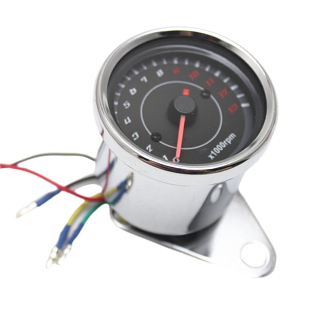 Modelo de motocicleta Handy Installation Operación de estilo tonto Controlador LED Tacómetro simple para leer Tipo de puntero multifunción Noticed VI002418-00