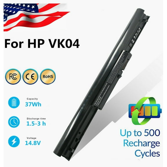 VK04 Battery For HP Pavilion 14-b109wm 15-B119WM Sleekbook 695192-001 HSTNN-YB4D