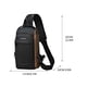 thumbnail image 2 of Bolso bandolera deportivo antirrobo con carga USB, bandolera de un solo hombro, mochila deportiva informal, bandolera de un solo hombro, bolso para motocicleta, 2 of 2
