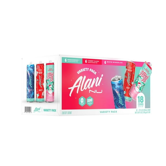 Alani Nu Energy Winter Variety Pack, 12 fl. oz., 18 pk.