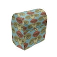 thumbnail image 1 of Poppy Flower Stand Mixer Cover, Vintage Romantic Pattern with Sketch Ram and Poppys Print, Kitchen Appliance Organizer Bag Cover with Pockets, 5 Quarts, Burnt Sienna Turquoise, by Ambesonne, 1 of 4