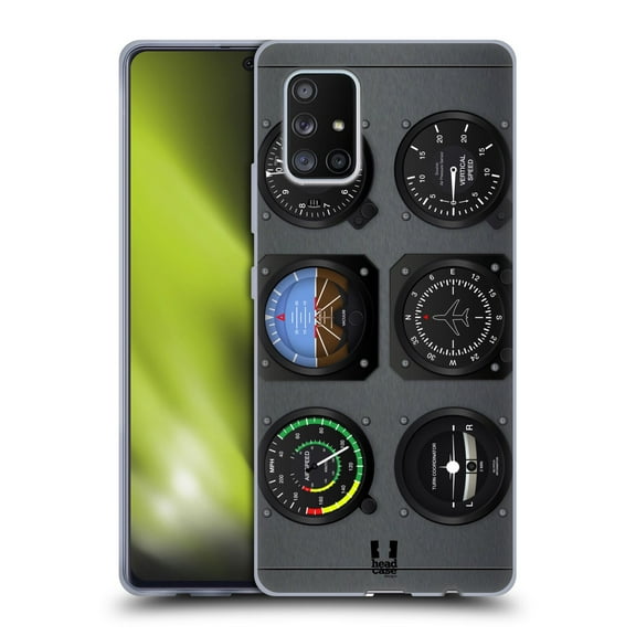 Head Case Designs Aircraft Cockpit Dashboard Airplane Soft Gel Case Compatible with Samsung Galaxy A71 5G (2020)