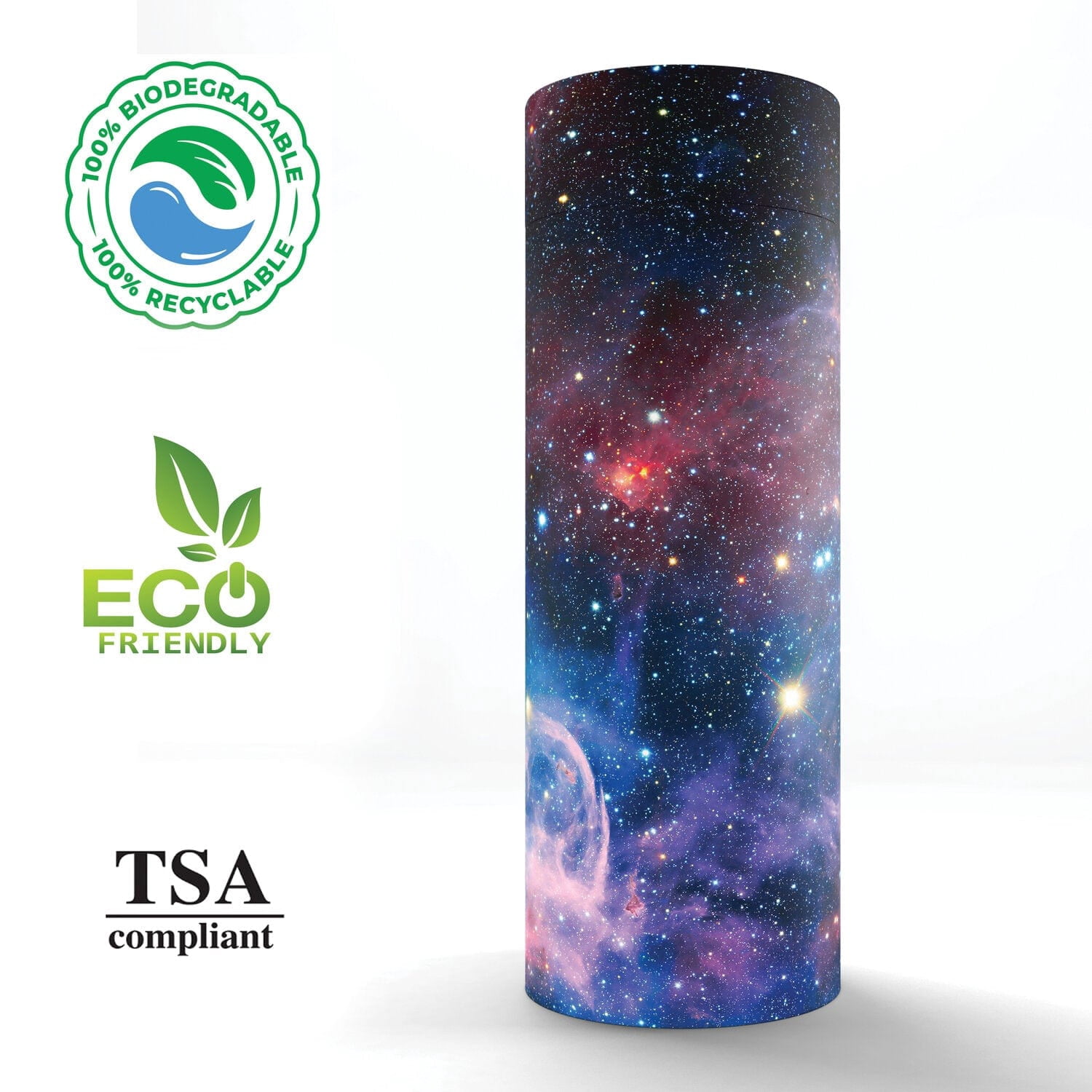 Beautiful Scenes - Cosmic Scattering Urn - Biodegradable Urns for Human Ashes Adult for Funeral, Burial, Niche, or Columbarium Cremation - Urns for Adult Ashes - Scattering Urns - Medium