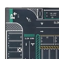 thumbnail image 4 of 1/32 Estera de Estacionamiento Diecast Car Garage Niños Educativo Road Play Mat Antideslizante Escena Pantalla para Diecast Modelo de Coche Fondo , estilo E, 4 of 4
