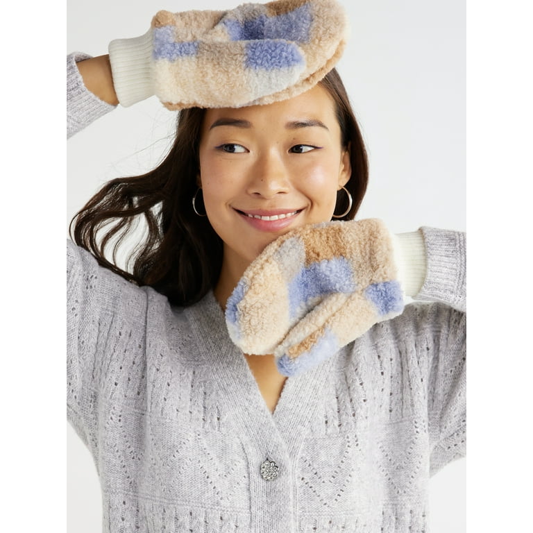 Sherpa mittens shop women's
