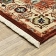 thumbnail image 3 of Oriental Weavers Lilihan Area Rug 5502C Traditional Red Medallion Bulbs 5' 3" x 7' 6" Rectangle, 3 of 3