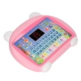 thumbnail image 2 of Kids Learning Tablet, Educational Music LED Word Spelling Kids Learning Pad Interactive Question Mode  For Early Education Pink,Light Blue, 2 of 8