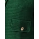 thumbnail image 5 of Blazer de Tweed INSPIRE CHIC para traje corto de mujer, chaqueta corta de manga larga, 5 of 6