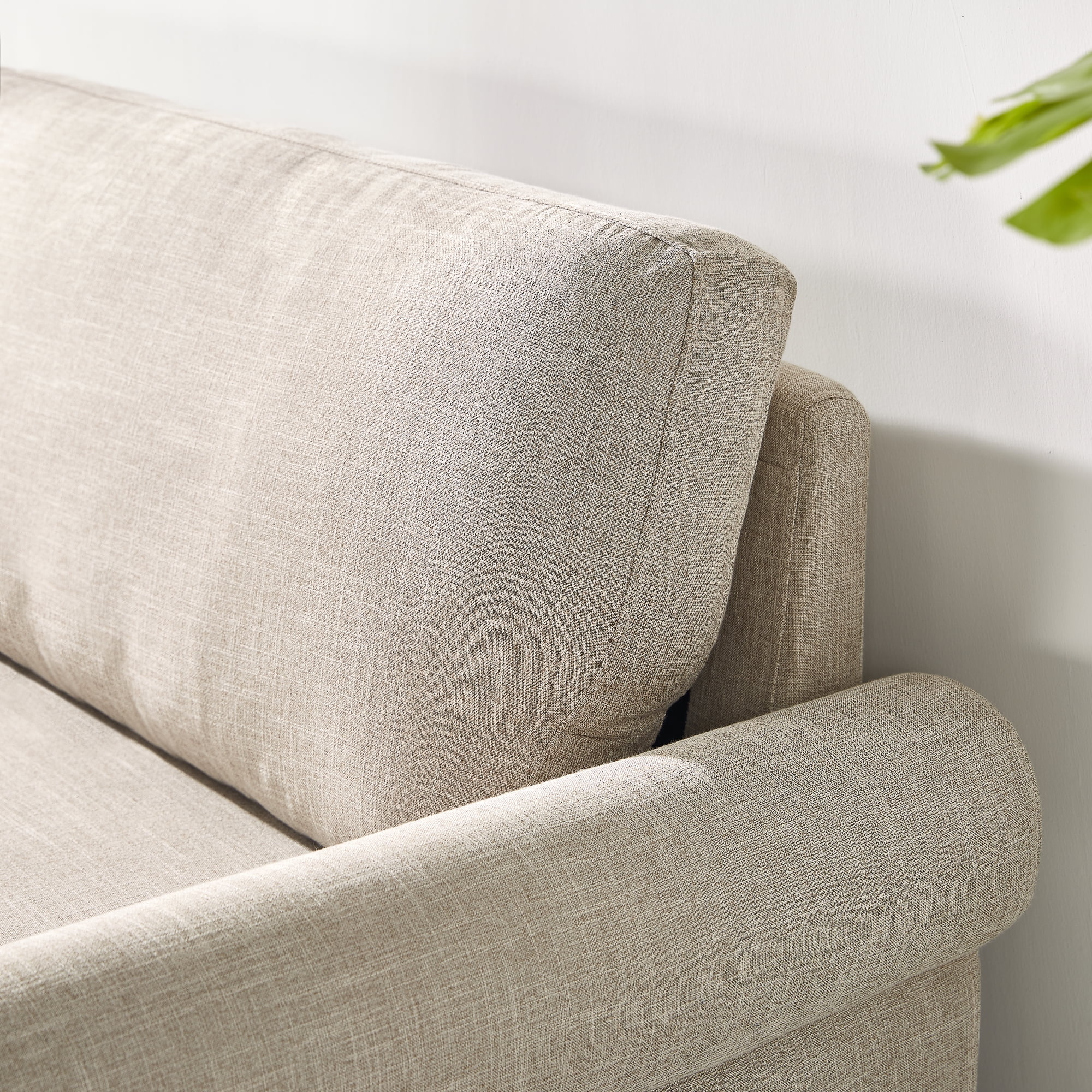 Zinus 56" Josh 2-Seater Indoor Loveseat, Beige
