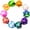 Double Color, variant on 10-Pack 20 Sided Dice D20 Polyhedral Dice for DND RPG MTG Table Game (Double Color)