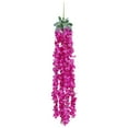 thumbnail image 2 of Artificial Flower Garland Verdsylv Hanging Artificial Flower Garland - Wedding Decoration Vine with Realistic Flowers for Arch Assembly, Outdoor Home Party Decor, Wedding Arch Decoration Vine, K, 2 of 9