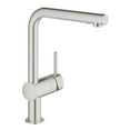 thumbnail image 1 of Grohe 30300DC0 Minta Pullout Spray Single Hole Kitchen Faucet, SuperSteel, 1 of 3