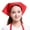Red, variant on FACIWHL Cap Hat Unisex Elastic Kitchen Cooking Hat Food Service Hair Nets Mesh Cap Adjustable Reusable Washable Cooking Chef Cap