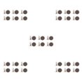 thumbnail image 1 of Redempat 12pcs Easy To Metal Button Buckle Adjust Waistband On Go Fashionable Durable Practical 2 5Set, 1 of 6