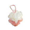 thumbnail image 1 of Bath Pouf, Staron 2026 Large Exfoliating Bath Sponge, Dual-Color Rope Foaming Net Body Scrubber Soft Washable Quick-Dry, Pink, 1 of 4