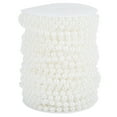 thumbnail image 2 of Pearl Wire Beads  Pearl Garland  Pearl Garland String  Pearl Bead Roll 25m/roll Grinding Pearl Wire Beads Garland String DIY Wedding Decoration 6mmwhite, 2 of 8