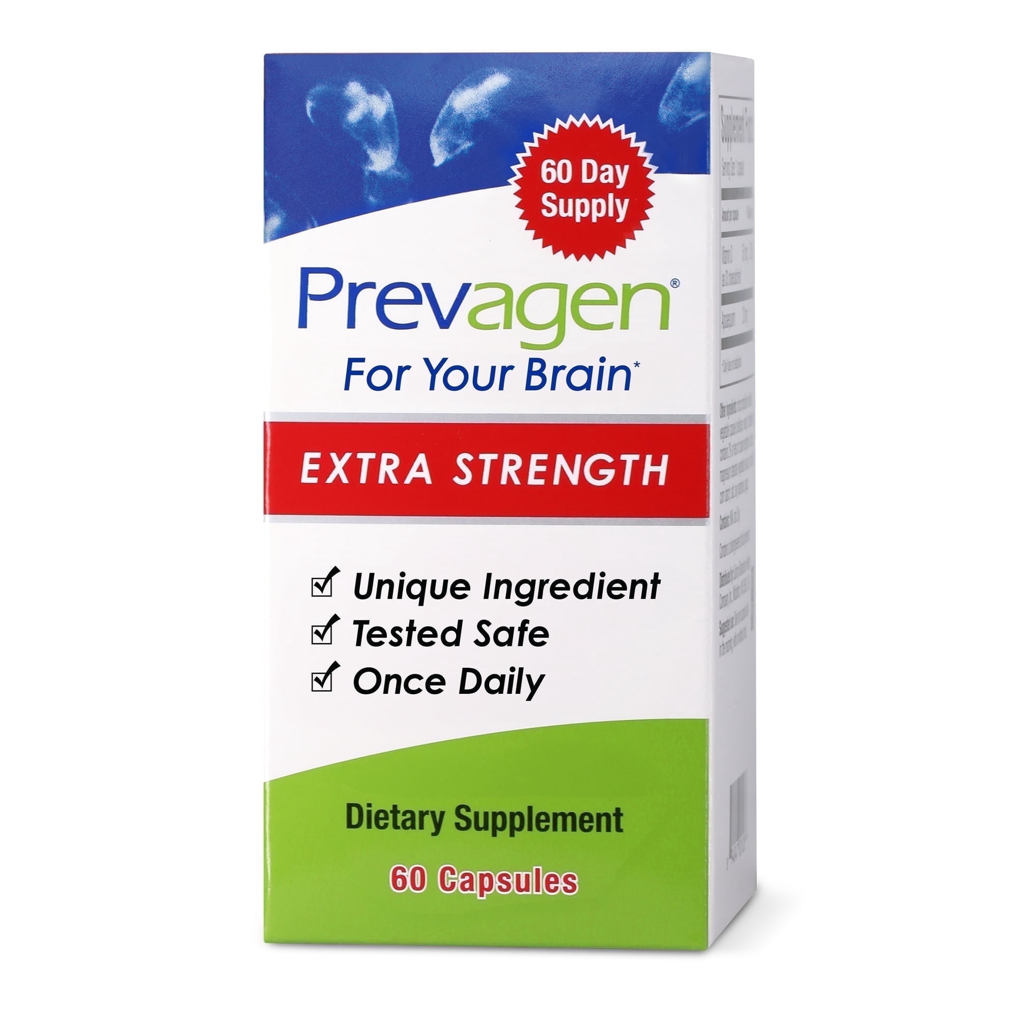 Prevagen Extra Strength Capsules, 60ct 1 Pack, Prevagen with Apoaequorin & Vitamin D