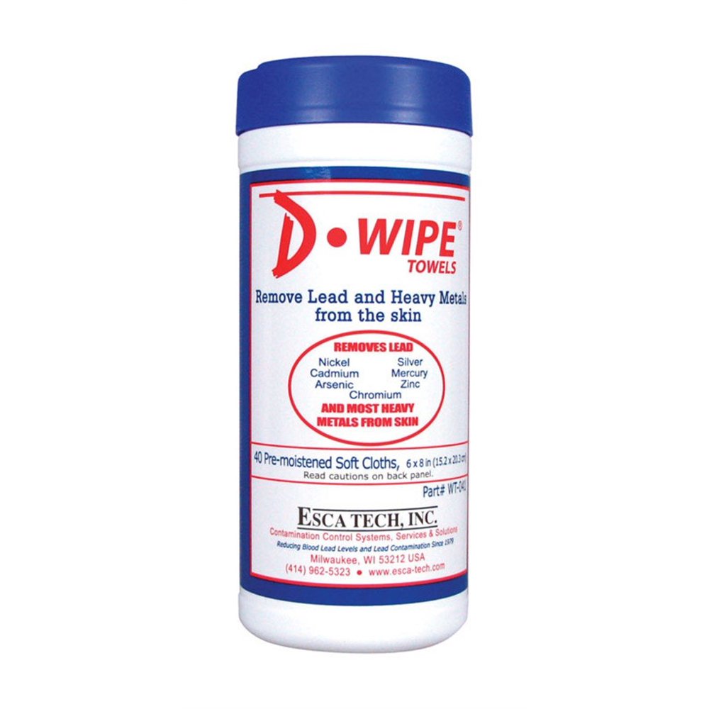 LEAD RMVR WIPES 40CT by DWIPE MfrPartNo WT041