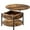 26.8"Brown, variant on GUNAITO Round Lift Top Small Coffee Table with Storage Modern Farmhouse Center Table with Shelf 2 Tier Circle Table for Living Room Rustic Brown