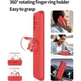 thumbnail image 2 of for Samsung Galaxy S20 Plus 5G Phone Case, Ring Stand [360° Rotatable Ring Holder Magnetic Kickstand], with Full Camera Cover Protection, Silicone Slim Protective Phone Case (Red), 2 of 6