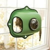 K&H Pet Products, EZ Mount Window Bubble Cat Bed, Small, Green, 27-in