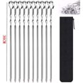 thumbnail image 2 of Brochetas de metal Foohvr 10 piezas 14 pulgadas para asar A la parrilla, 2 of 4